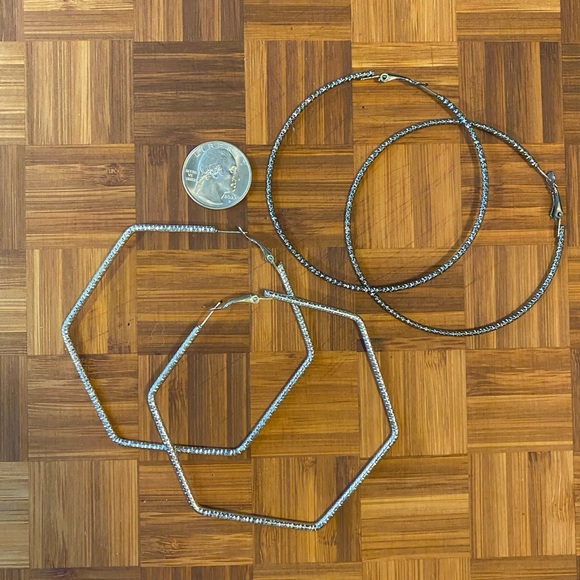 Textured Hoops - Picture 4 of 4